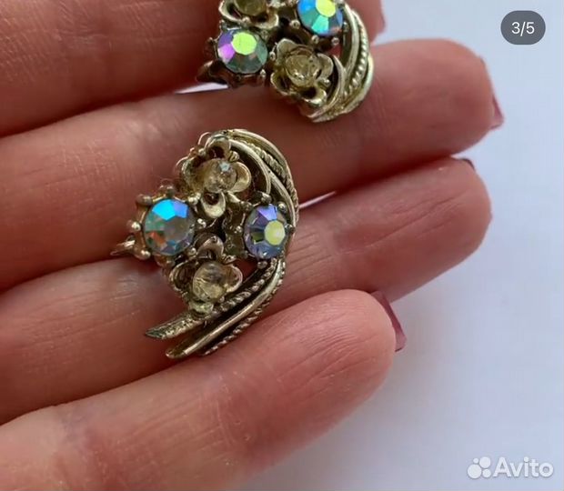 Винтажные клипсы Coro