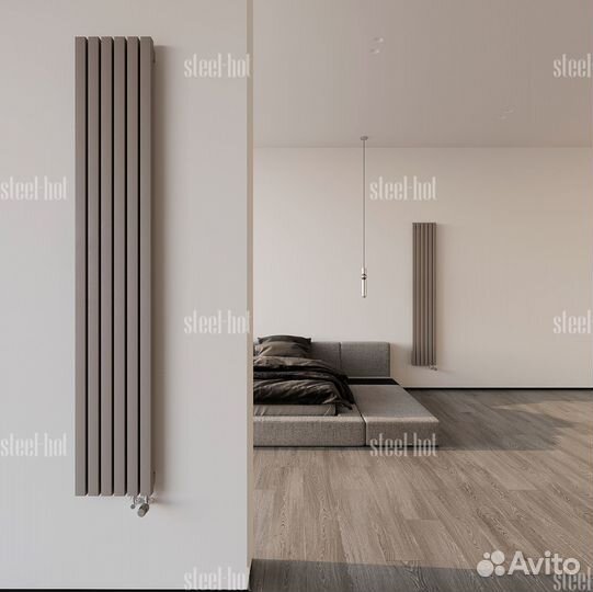 Вертикальный радиатор Steel-Hot от завода