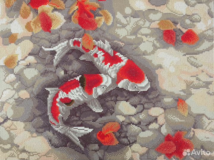 Картина в технике алмазной вышивки - 