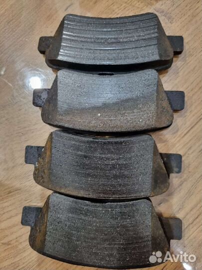 Тормозные колодки задние на hyundai solaris