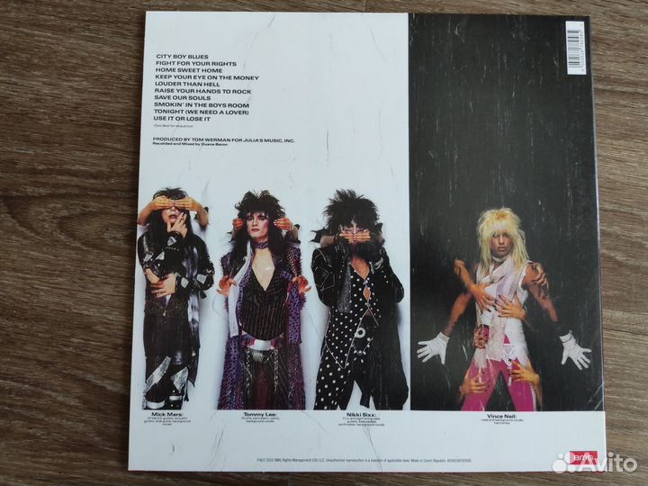 Motley Crue Theatre Of pain LP Splatter vinyl