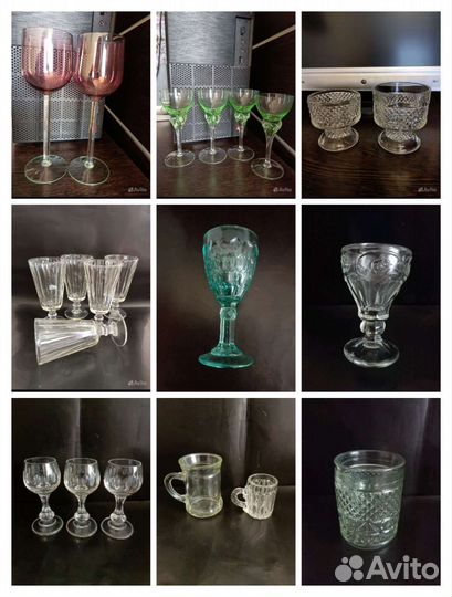 Бокалы, креманки, винтаж, СССР