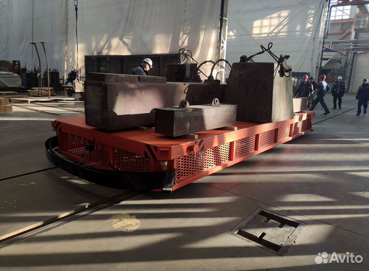 Передаточная тележка рельсовая. Производитель омп