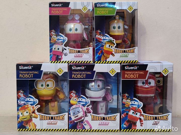 Роботы Поезда Robot Trains оригинал новые
