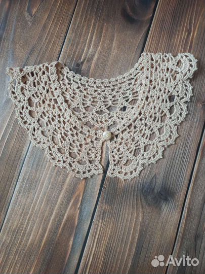 Вязаный воротничок