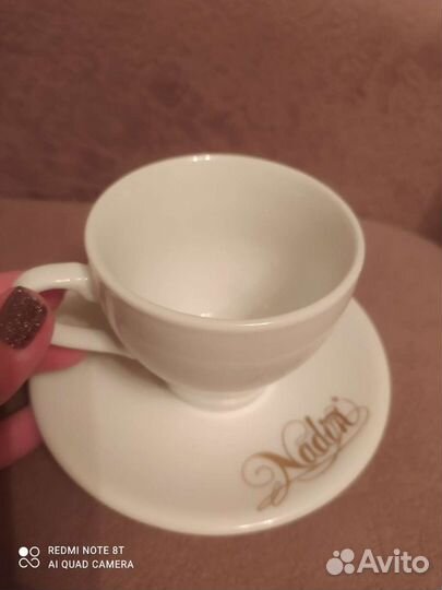 Чашка с блюдцем