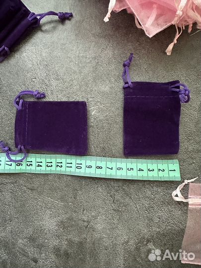 Мешочки подарочные бархатные и органза Новые