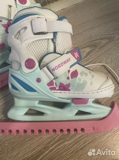Коньки детские раздвижные р.26-31