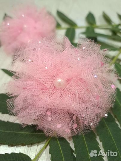 Резиночки для волос ручной работы