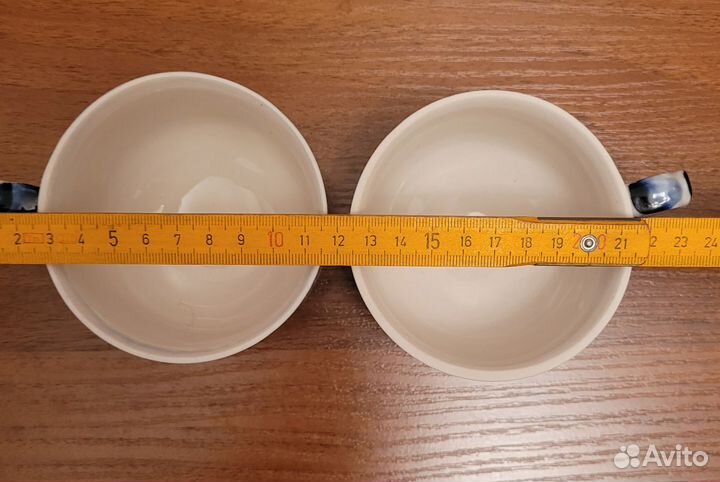 Чашки фарфоровые гжель