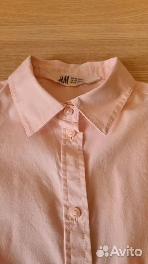 Рубашка для девочки, H&M, 128р