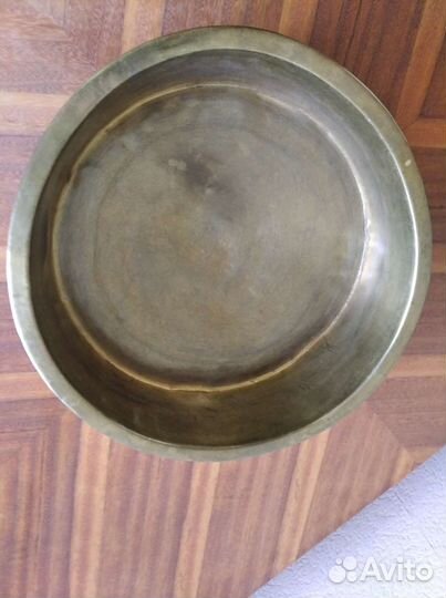 Таз латунный