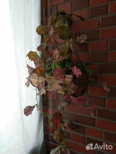 Подвесное кашпо полубочка