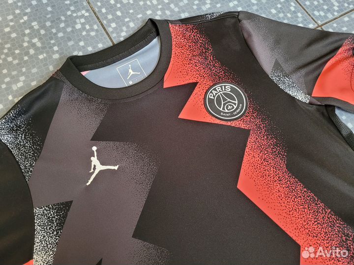 Футбольная майка псж psg air jordan