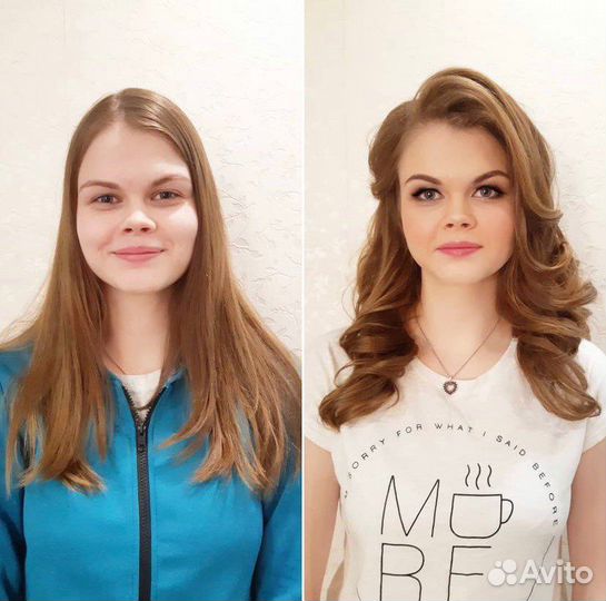 Макияж и прическа