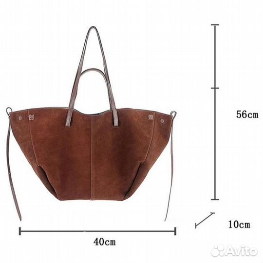 Polene сумка замша