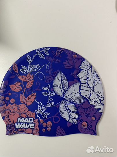 Шапочка для плавания mad wave