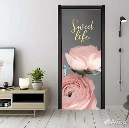 Самоклеящиеся наклейки на дверь