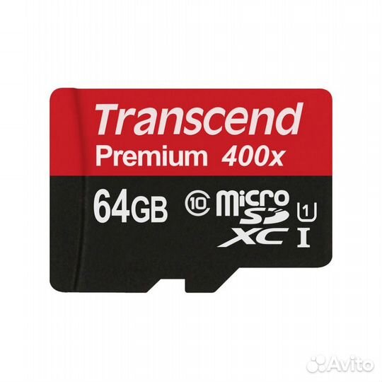 Карта памяти Transcend Micro sdxc 64GB 60m/c