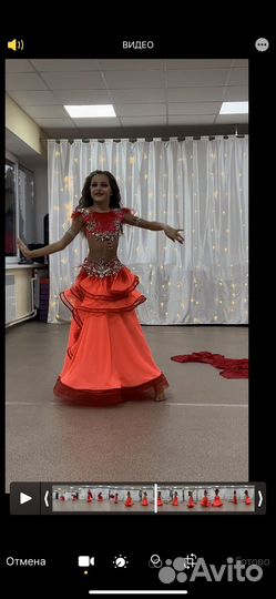 Костюм для восточных танцев детский