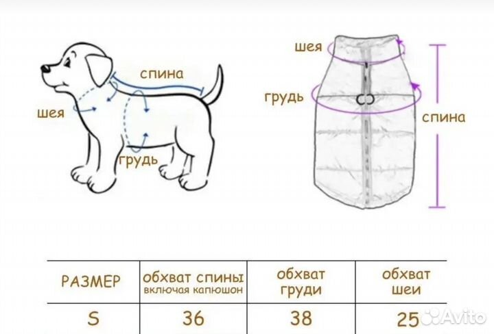 Куртка для маленькой собаки