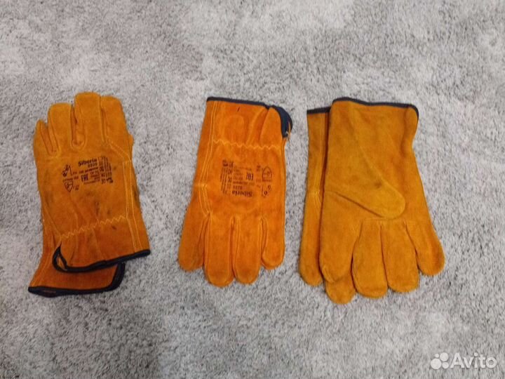 Перчатки спилковые (кожаные)