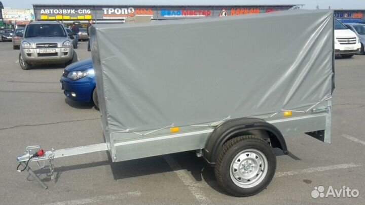 Легковой прицеп-компакт Мзса, 205х110 рессоры Ее