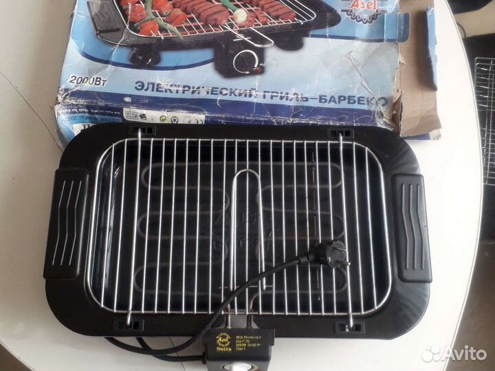 Электрический гриль-барбекю