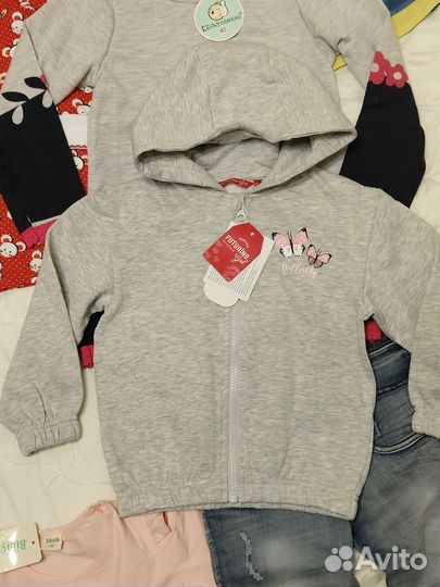 Вещи пакетом на девочку 98 104 новые