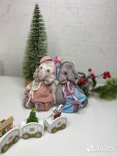 Игрушки Слоны авторской ручной работы Handmade