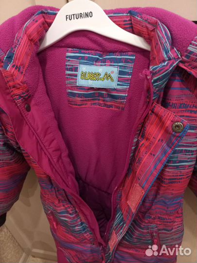 Зимний комбинезон для девочки размер 110 (+6)