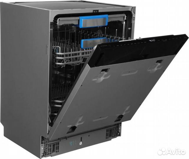 Встраиваемая посудомоечная машина Hyundai HBD 6105, 60см, 16 комплектов, нержавеющая сталь