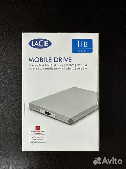 Внешний жесткий диск Lacie Mobile drive 1tb