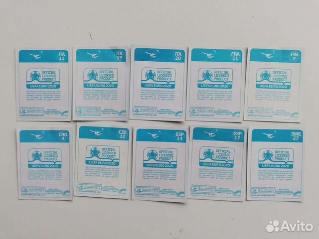 Наклейки panini uefa euro 2020