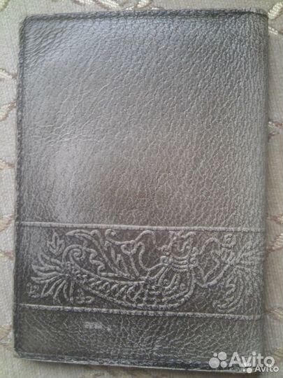 Бумажник кожаный
