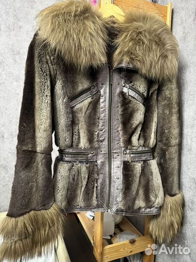 Шуба женская натуральная из кролика