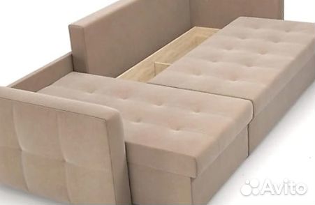 Угловой Диван-Еврокнижка с механизмом Тик-Так