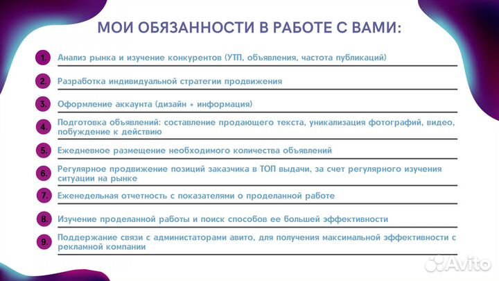 Авитолог / Продвижение услуг / Массовый постинг