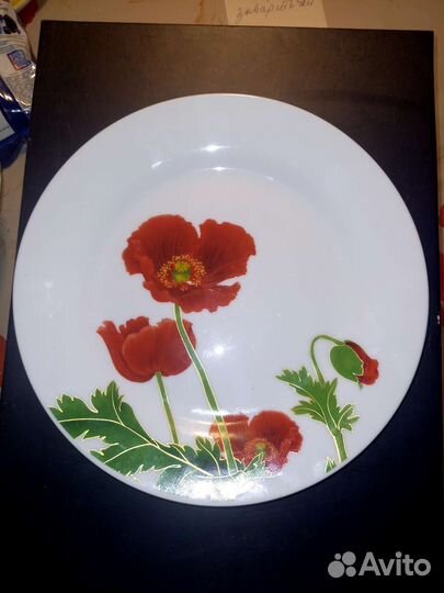 Тарелки Маки фарфор Китай
