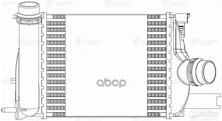 Радиатор интеркулера Renault Duster (10) 1.5dC