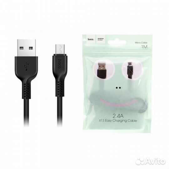 USB кабель hoco X13 Easy charged micro charging c