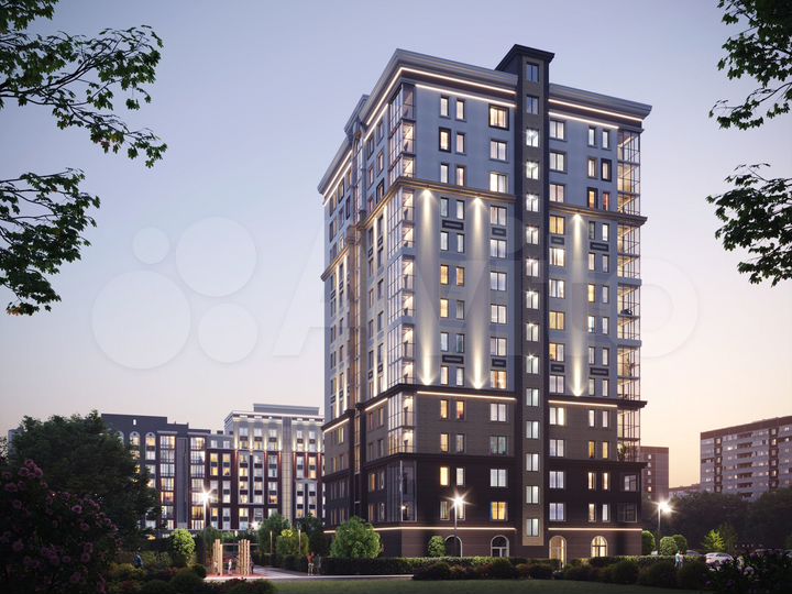 1-к. квартира, 50 м², 10/14 эт.