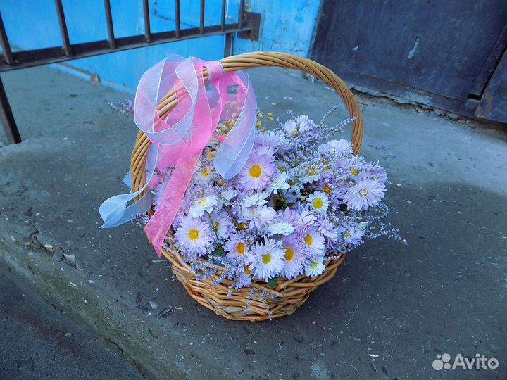 Корзина Ромашек