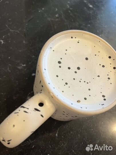 Кружка керамическая в крапинку