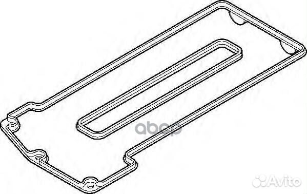 Прокладка крышки гбц прав 266330 Elring