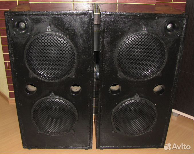 Колонки Pro 1050-2100W 2шт Kinap-212 Акустика 4Ом