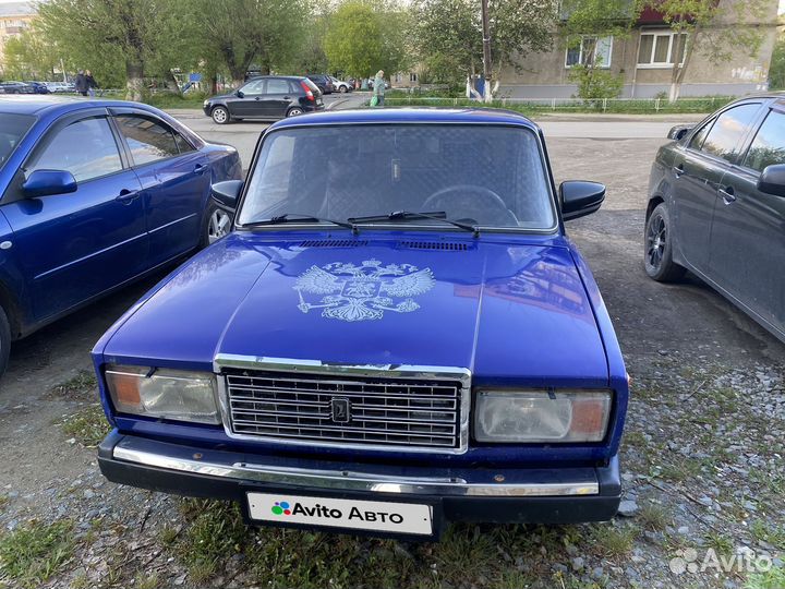 ВАЗ 2107 1.5 МТ, 2001, битый, 555 555 км