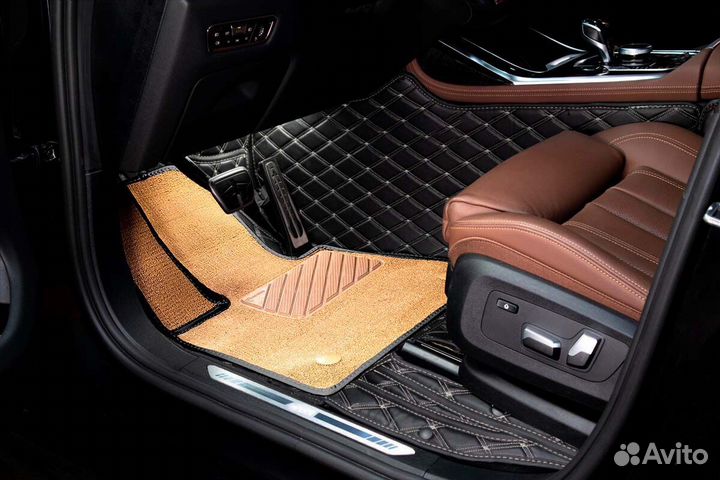 3D Коврики Mercedes ML из Экокожи