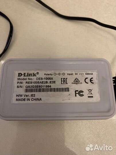 Коммутатор D-link DES-1005A