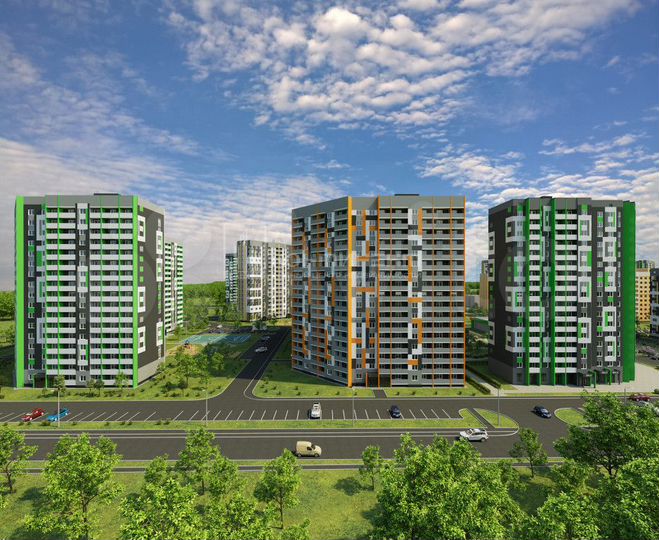 1-к. квартира, 32,6 м², 7/10 эт.